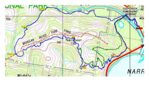 Map of the Feb 20 trail